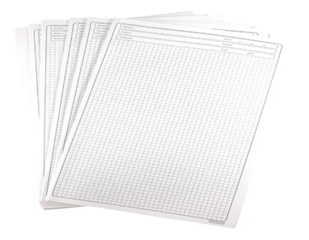 PAPEL DOBLE OFICIO DE EXAMEN X 100 CUADROS