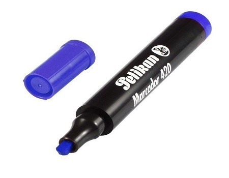 MARCADOR PERMANENTE AZUL