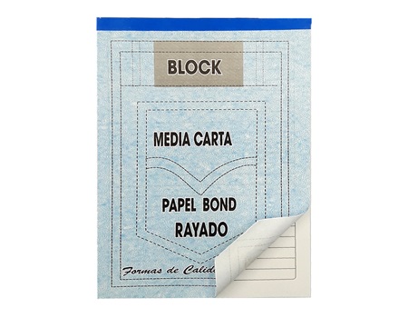 BLOCK BOND MEDIA CARTA RAYADO X80 HJ
