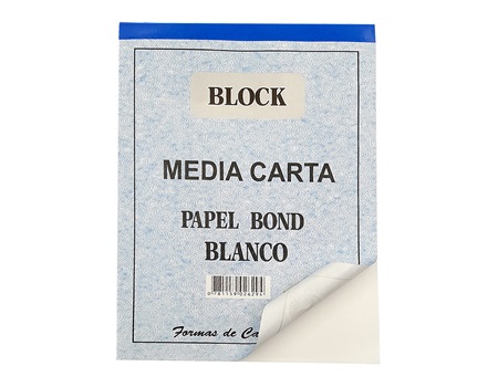 BLOCK BOND MEDIA CARTA BLANCO X80 HJ