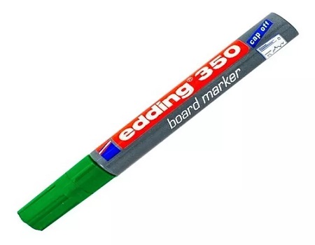 MARCADOR SECO RECARGAB 350 VERDE