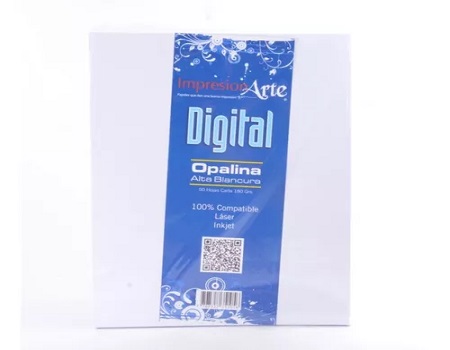CARTULINA OPALINA 180 GR CARTA X100 HJ
