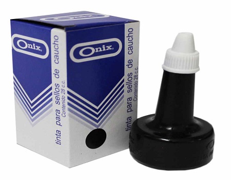 TINTA SELLO CAUCHO 28 CC NEGRA