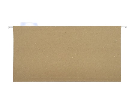 FOLDER COLGANTE CAFE VARILLA METALICA