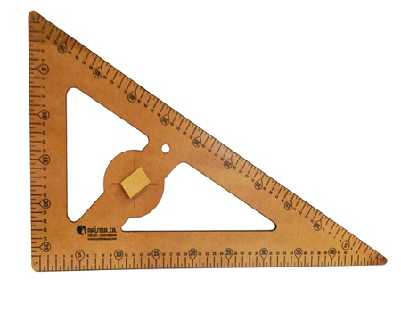 ESCUADRA DE MADERA 60 GRADOS